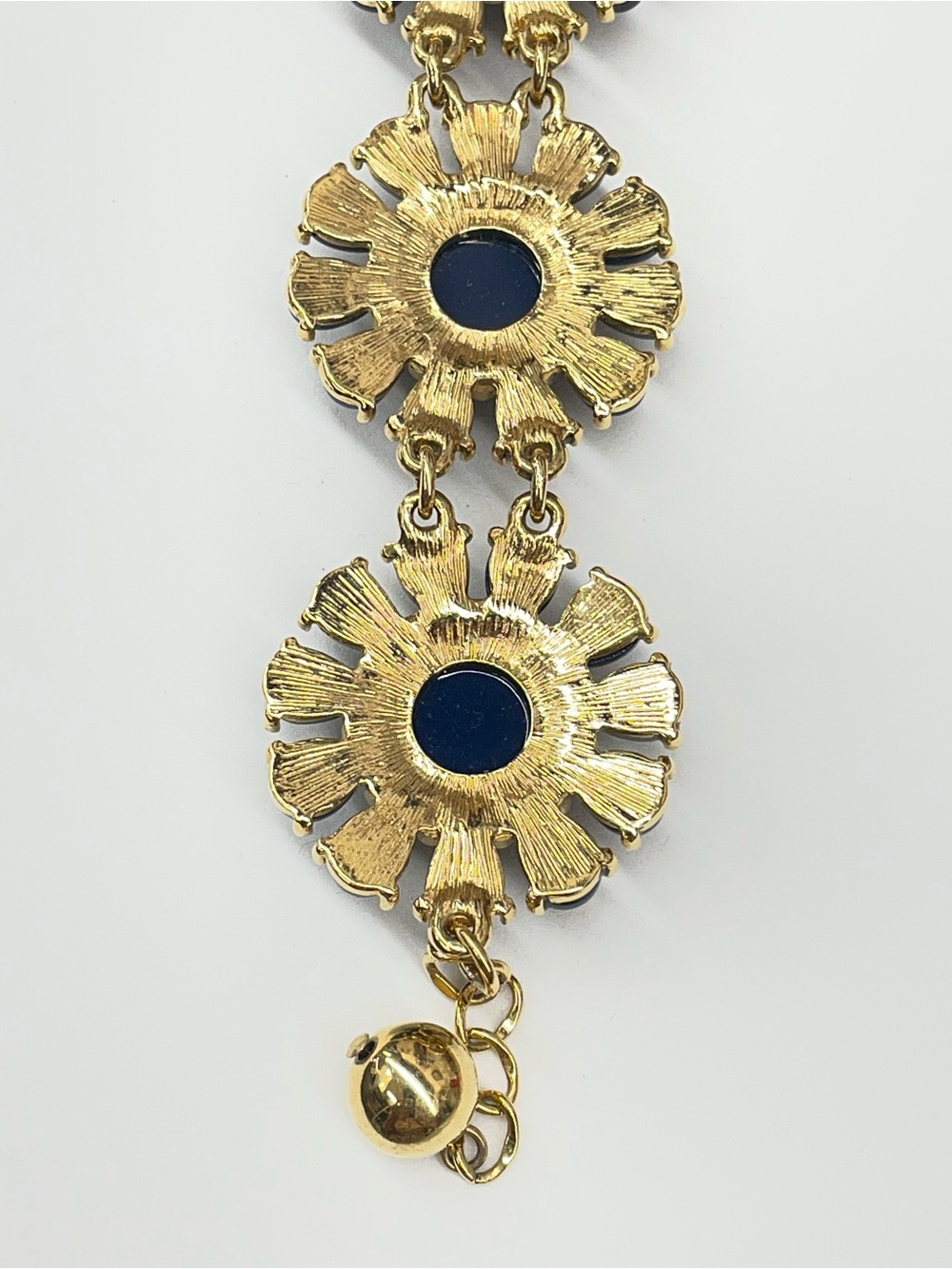 kate spade Gold and Navy Floral Link Bracelet - Picture 4 of 7